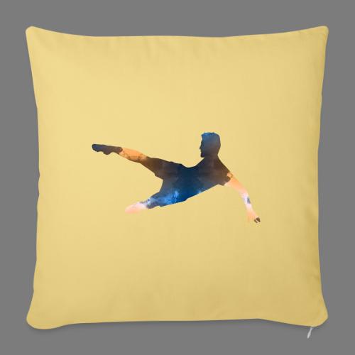 Soccer / Football Champions Design silhouette - Throw Pillow Cover 17.5” x 17.5”