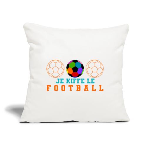 I love football - Throw Pillow Cover 17.5” x 17.5”