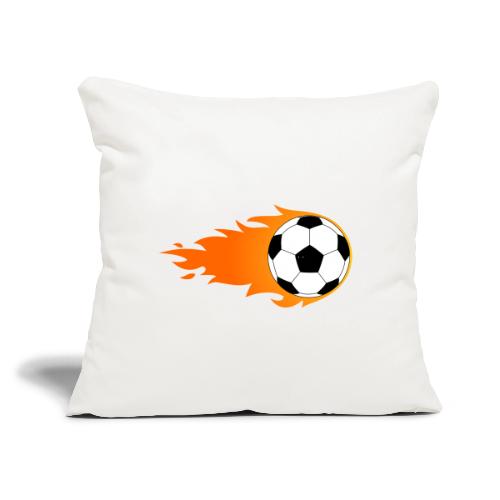 Soccer Ball - Throw Pillow Cover 17.5” x 17.5”