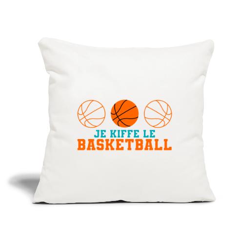 I love basketball - Throw Pillow Cover 17.5” x 17.5”