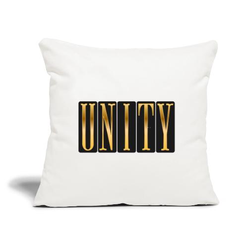 Golden Unity - Throw Pillow Cover 17.5” x 17.5”