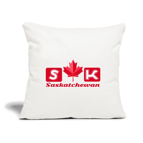 Saskatchewan, province of Canada - Throw Pillow Cover 17.5” x 17.5”