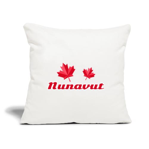 Nunavut - Throw Pillow Cover 17.5” x 17.5”