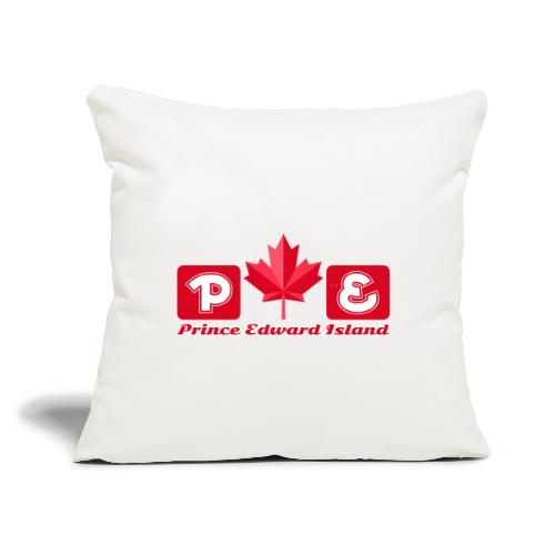 Prince Edward Island, province of Canada - Throw Pillow Cover 17.5” x 17.5”