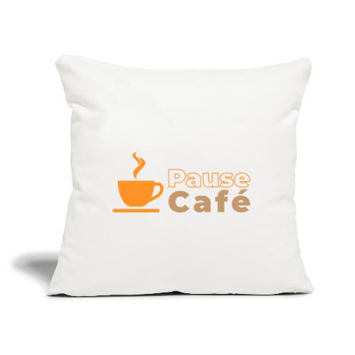Coffee Break - Throw Pillow Cover 17.5” x 17.5”