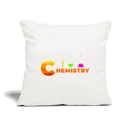 Chemistry: Molecular Magic - Throw Pillow Cover 17.5” x 17.5”