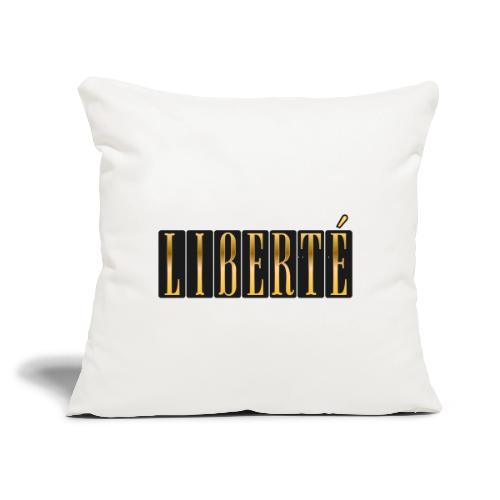 Golden Freedom - Throw Pillow Cover 17.5” x 17.5”