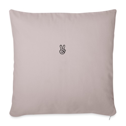 Peace J - Throw Pillow Cover 17.5” x 17.5”