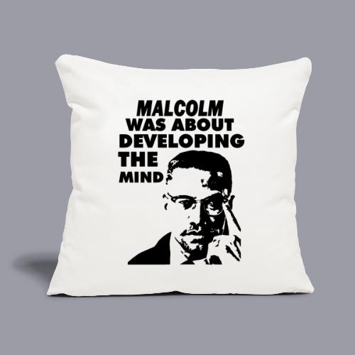 MALCOLM - Throw Pillow Cover 17.5” x 17.5”