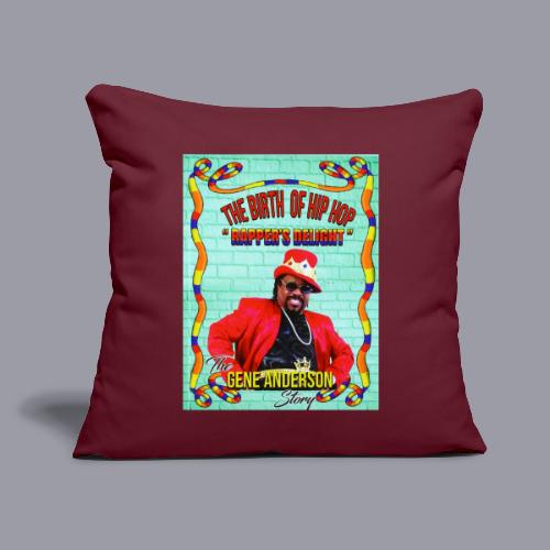 THE BIRTH OF HIP HOP RAPPER'S DELIGHT - Throw Pillow Cover 17.5” x 17.5”