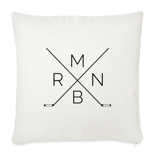 RMNB Crossed Sticks - Throw Pillow Cover 17.5” x 17.5”