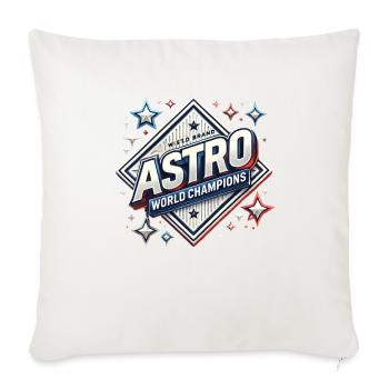 IMG 4480 - Throw Pillow Cover 17.5” x 17.5” - natural white - Front