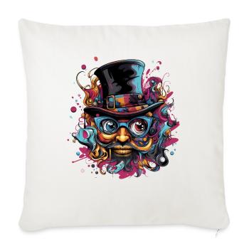 Sneaker Swag - Throw Pillow Cover 17.5” x 17.5” - natural white - Front