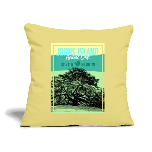 Johns Island_Angel Oak - Throw Pillow Cover 17.5” x 17.5”