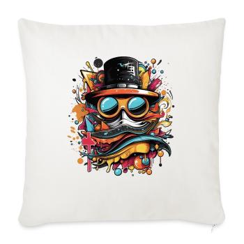 Sneaker Swag - Throw Pillow Cover 17.5” x 17.5” - natural white - Front