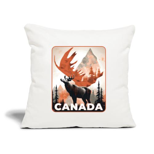 Canada Wild Spirit - Throw Pillow Cover 17.5” x 17.5”