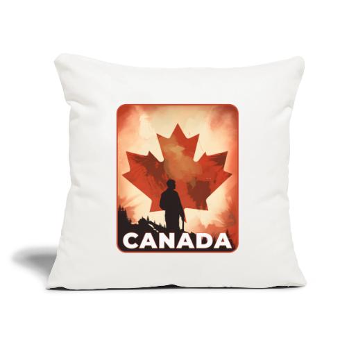 Canada Stands Tall - Throw Pillow Cover 17.5” x 17.5”
