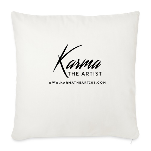 Karma - Throw Pillow Cover 17.5” x 17.5”