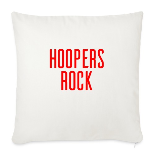 Hoopers Rock - Red - Throw Pillow Cover 17.5” x 17.5”