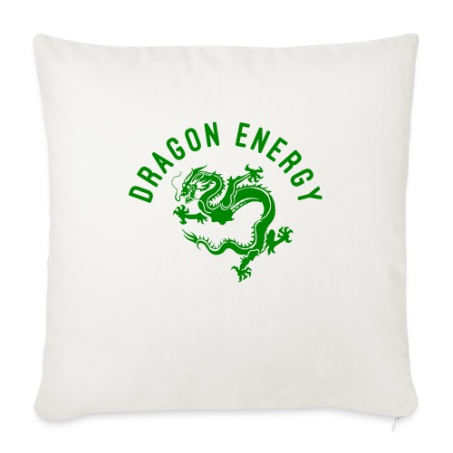 Dragon Energy - Throw Pillow Cover 17.5” x 17.5”