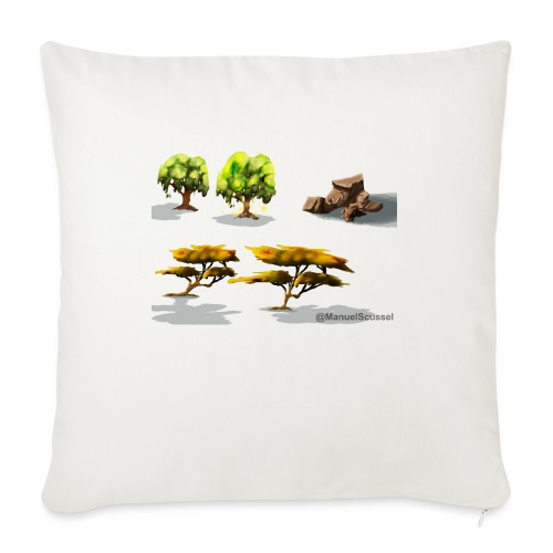 Naturelle - Throw Pillow Cover 17.5” x 17.5”