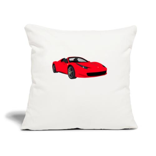 Race car - Throw Pillow Cover 17.5” x 17.5”