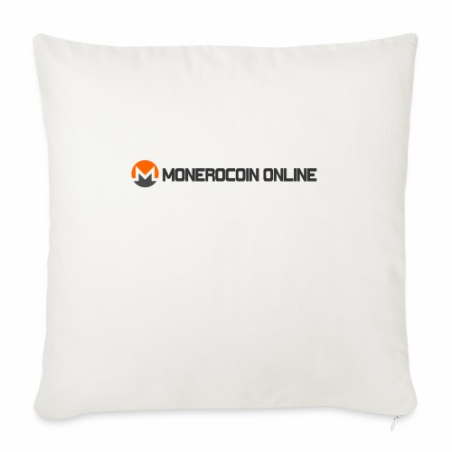 monerocoin online dar - Throw Pillow Cover 17.5” x 17.5”