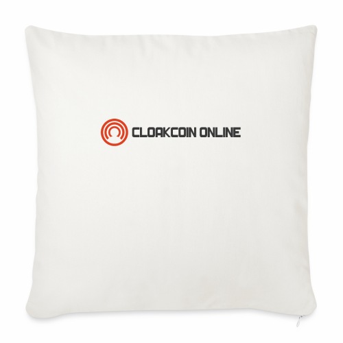 Cloakcoin online dark - Throw Pillow Cover 17.5” x 17.5”
