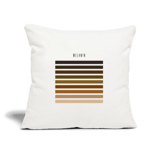 Shades of Melanin - Throw Pillow Cover 17.5” x 17.5”