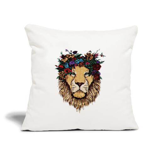 Crown of beauty - Throw Pillow Cover 17.5” x 17.5”