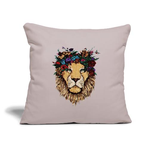 Crown of beauty - Throw Pillow Cover 17.5” x 17.5”