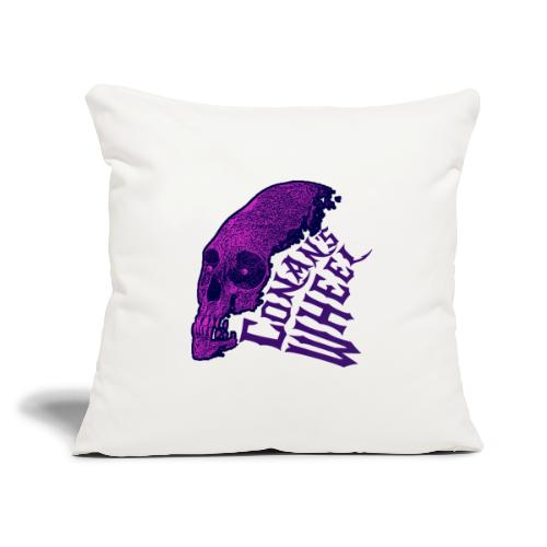 CONAN WHEEL ALIEN - Neon Purple - Throw Pillow Cover 17.5” x 17.5”