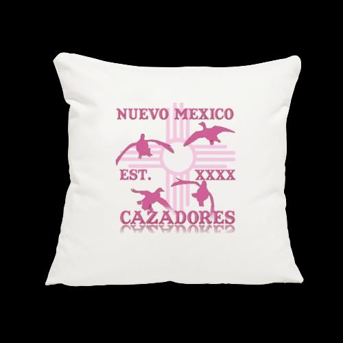 Nuevo Mexico Cazadores Duck Hunter Womens - Throw Pillow Cover 17.5” x 17.5”