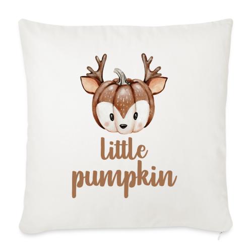 Little pumpkin - Throw Pillow Cover 17.5” x 17.5”