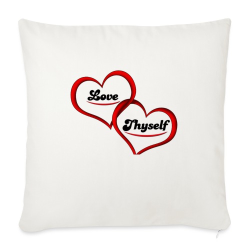 Love Thyself - Throw Pillow Cover 17.5” x 17.5”