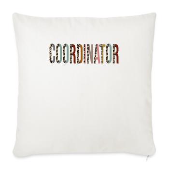 Coordinator - Throw Pillow Cover 17.5” x 17.5” - natural white - Front