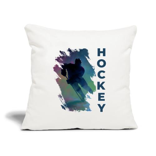 Hockey Pulse - Throw Pillow Cover 17.5” x 17.5”