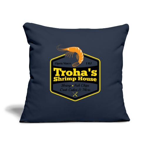 Troha's Logo - Throw Pillow Cover 17.5” x 17.5”
