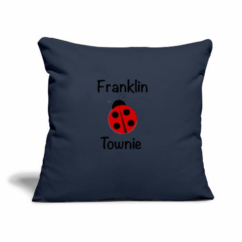 Franklin Townie Ladybug - Throw Pillow Cover 17.5” x 17.5”