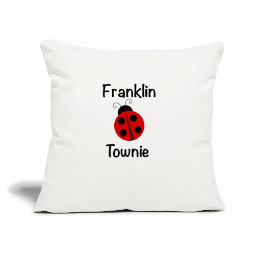 Franklin Townie Ladybug - Throw Pillow Cover 17.5” x 17.5”