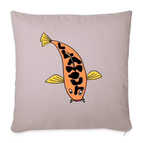 Llamour fish. - Throw Pillow Cover 17.5” x 17.5”