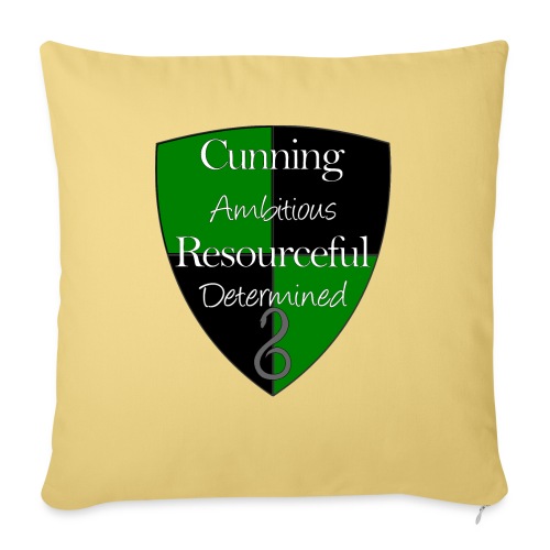 amber shield - Throw Pillow Cover 17.5” x 17.5”