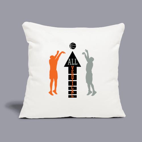 ALL VERTICAL - Throw Pillow Cover 17.5” x 17.5”
