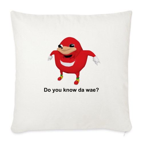 Knuckles - Throw Pillow Cover 17.5” x 17.5”