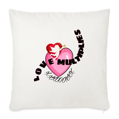 Love multiplies - Throw Pillow Cover 17.5” x 17.5”