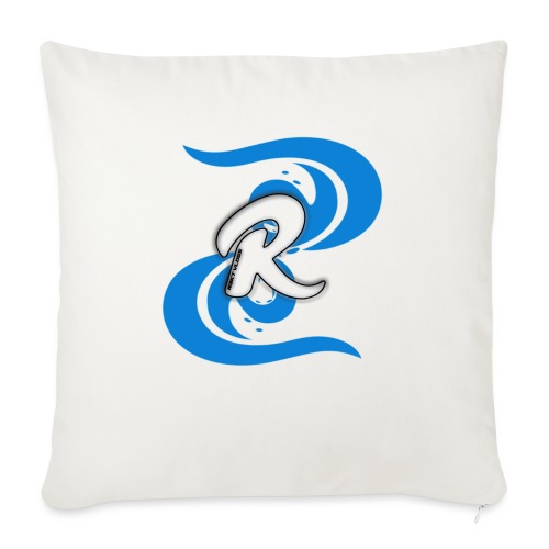 Icey Blue R3KT Vlogs Design - Throw Pillow Cover 17.5” x 17.5”