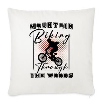 VTT à travers les bois - Throw Pillow Cover 17.5” x 17.5” - natural white - Front