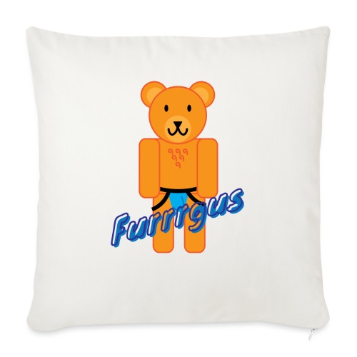 Furrrgus @ Underbear - Throw Pillow Cover 17.5” x 17.5”