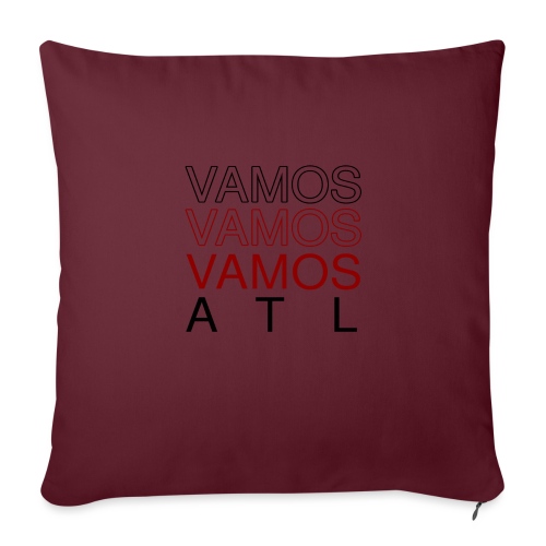 Vamos, Vamos ATL - Throw Pillow Cover 17.5” x 17.5”
