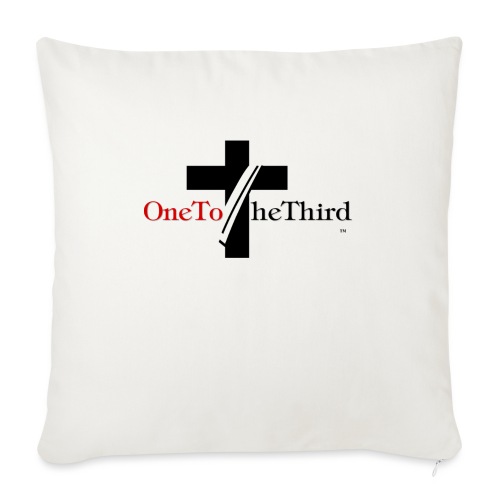 OneToTheThirdshadowHRTM.png - Throw Pillow Cover 17.5” x 17.5”
